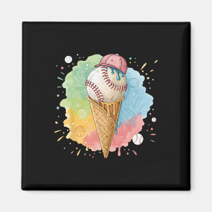 Sell Ice Cream Watercolor Sell 3  Magnet