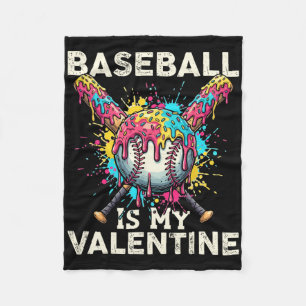 Sell Is My Valentine Ice Cream Drip Crossed Ts _1  Fleece Blanket