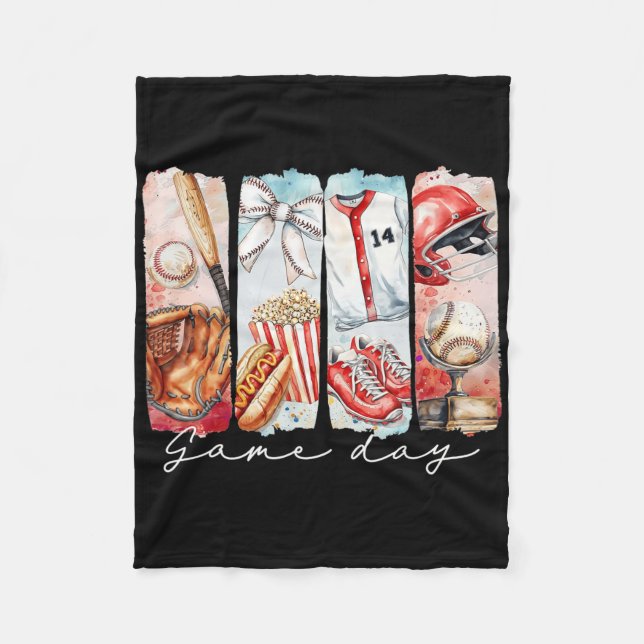 Sell Mama Coquette Bow Game Day Sell Mum Mother 8  Fleece Blanket (Front)