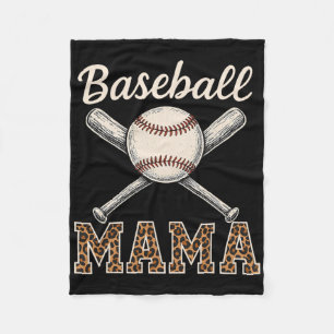 Sell Mama Game Day Leopard Mum Mothers Day Fleece Blanket