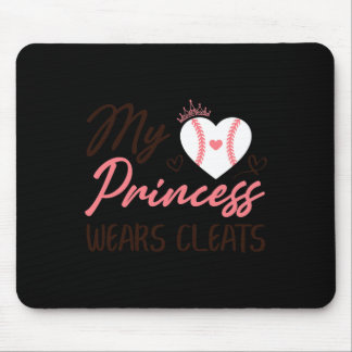 Sell Mom Dad My Princess Wears Cleats Mouse Pad