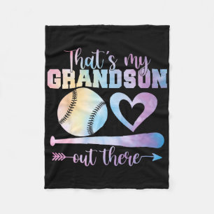Sell Mother's Day Grandma That's My Grandson Out T Fleece Blanket