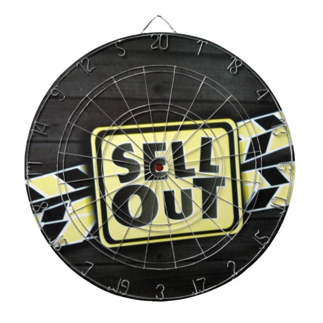 Sell Out Art Print Dartboard (Front)