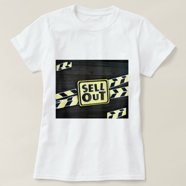 Sell Out Art Print T-Shirt (Design Front)