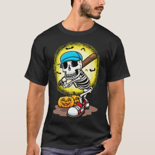 Sell Player Skeleton Softll Halloween Kids Boys T-Shirt