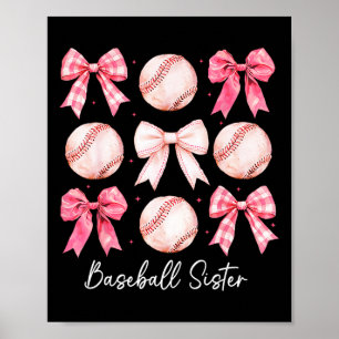 Sell Sister Coquette Bow Game Day Sell Mum Mother Poster