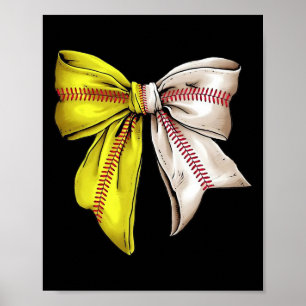 Sell Sister Coquette Bow Girls Cheer Sell Softll Poster