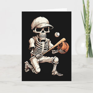 Sell Skeleton Playing Sell Halloween Skull Lover Card