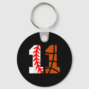 Sell Sketll Number 11 Jersey Funny 11th Birthday 1 Key Ring