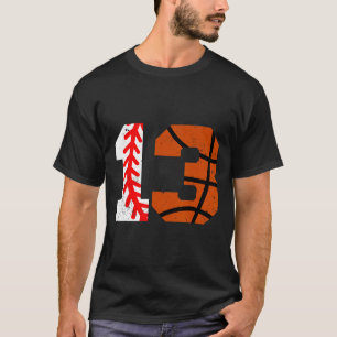 Sell Sketll Number 13 Jersey Funny 13th Birthday 1 T-Shirt
