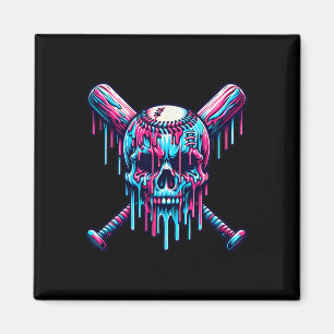 Sell Skull Drip Sell Drip Sell Ice Cream Drip Magnet