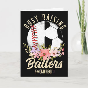 Sell Soccer Mum Of Both Busy Raising Llers  Card