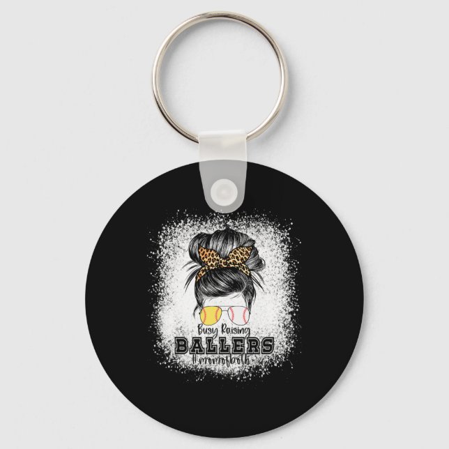 Sell Softll Busy Raising Llers  Key Ring (Front)