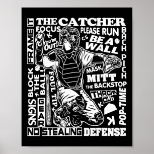 Sell Softll Catcher Word Art Sayings Catcher Gifts Poster