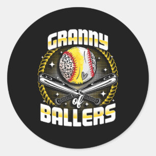 Sell Softll Granny Of Llers Mother's Day Xmas  Classic Round Sticker