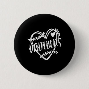 Sell Softll Panther School Sports Fan Team Spirit 6 Cm Round Badge