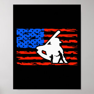 Sell Us Flag Vintage Sell Player Softll Father Dad Poster