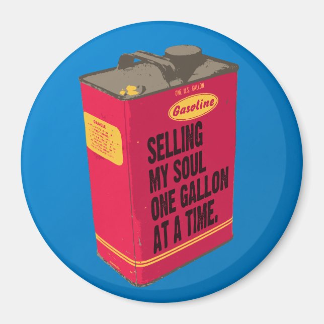 Selling My Soul - Round Magnet (Front)