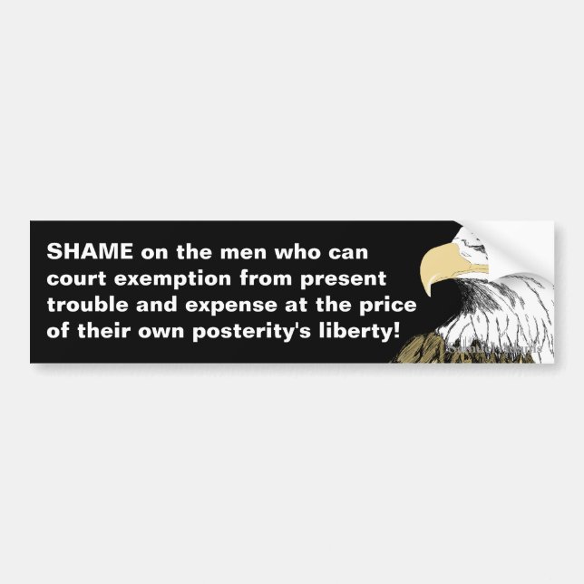 Selling Posterity's Liberty Bumper Sticker (Front)