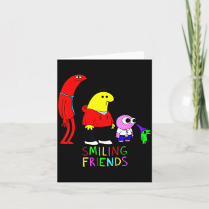 Selling Smiling Friends All Smiling Illustration  Card