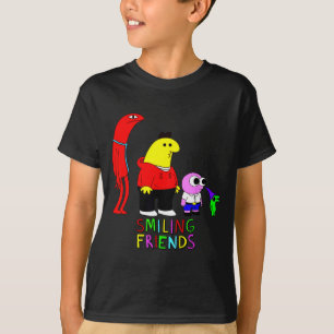 Selling Smiling Friends All Smiling Illustration  T-Shirt