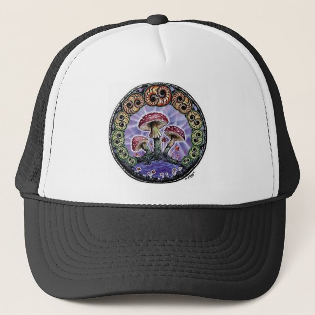 sello, Psychedelic Art Club Trucker Hat (Front)
