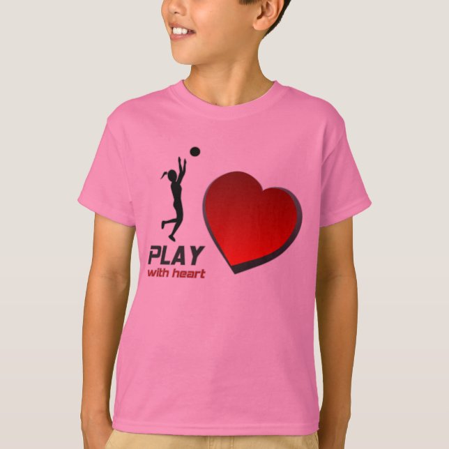 SELMA YELLOWJACKETS "PLAY WITH HEART" BBALL TSHIRT (Front)