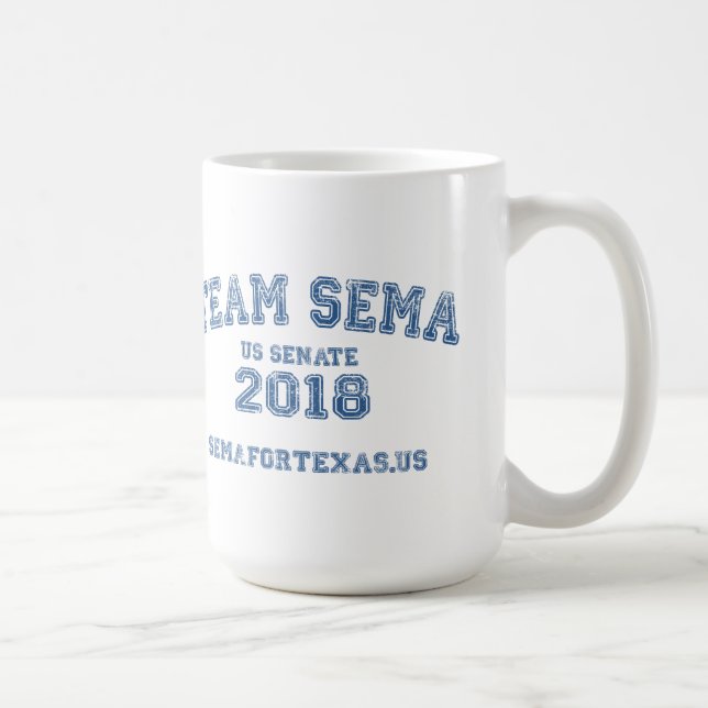 Sema For Texas 2018 - TEAM SEMA Ceramic Coffee Mug (Right)
