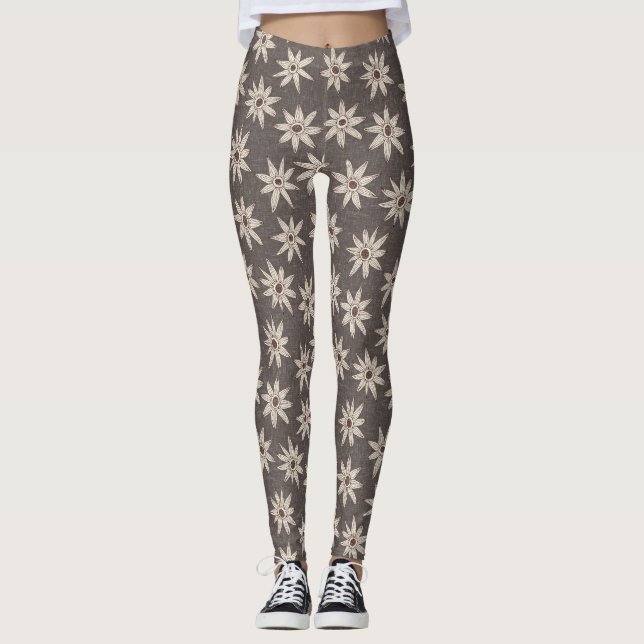 sema granite brown leggings (Front)