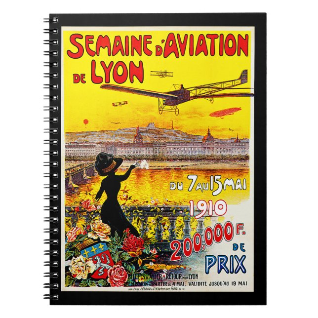 Semaine d'Aviation de Lyon Notebook (Front)