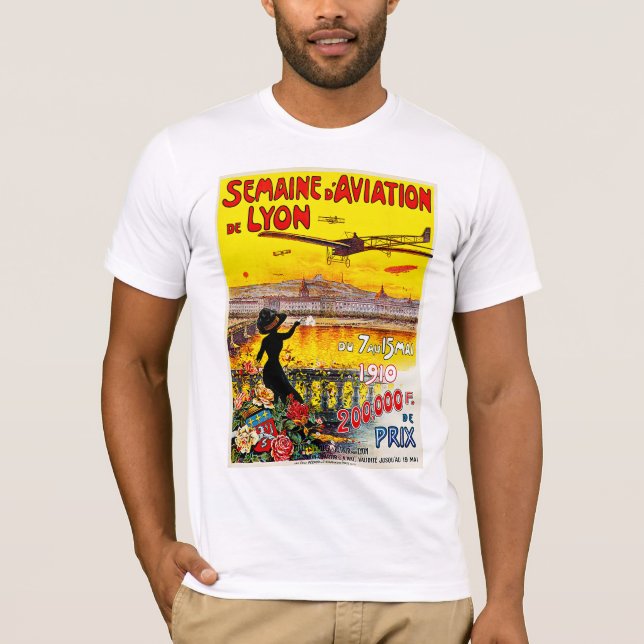 Semaine d'Aviation de Lyon T-Shirt (Front)