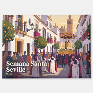 Semana Santa Seville Spain Magnet