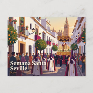 Semana Santa Seville Spain Postcard