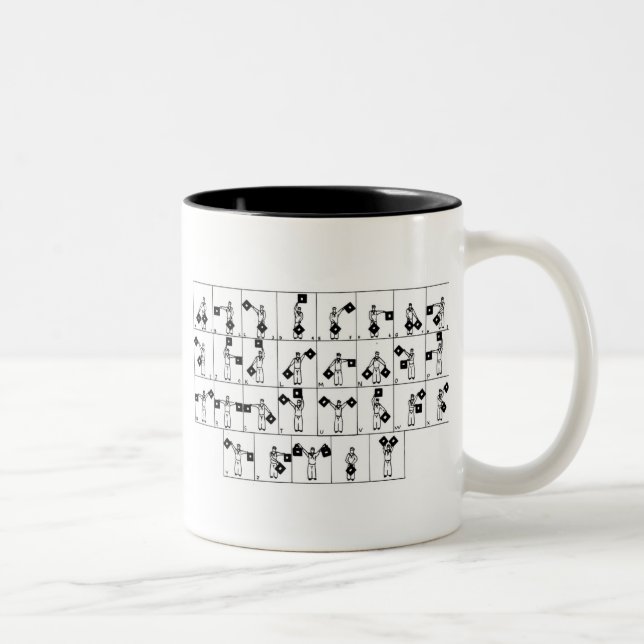 Semaphore Mug (Right)
