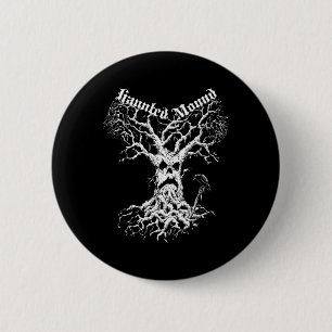 Sematary Merch. Design A Ghost Tree. Haunted Mound 6 Cm Round Badge
