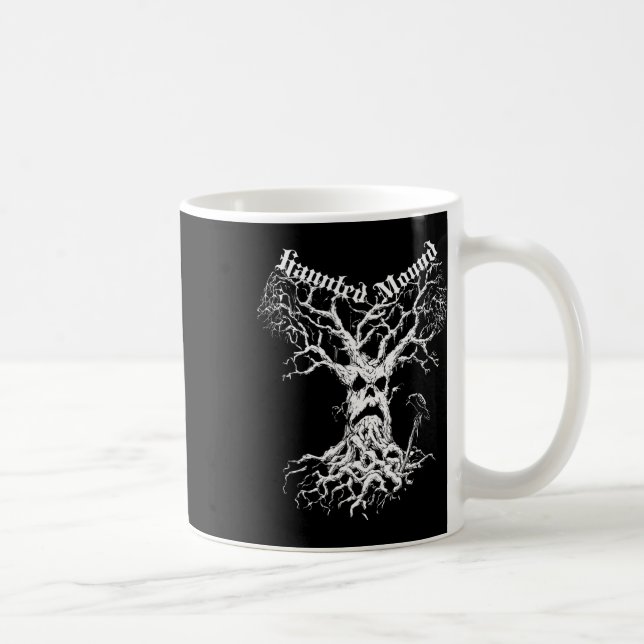 Sematary Merch. Design A Ghost Tree. Haunted Mound Coffee Mug (Right)