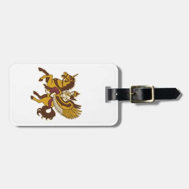 Sembrani Horse Luggage Tag (Front Horizontal)