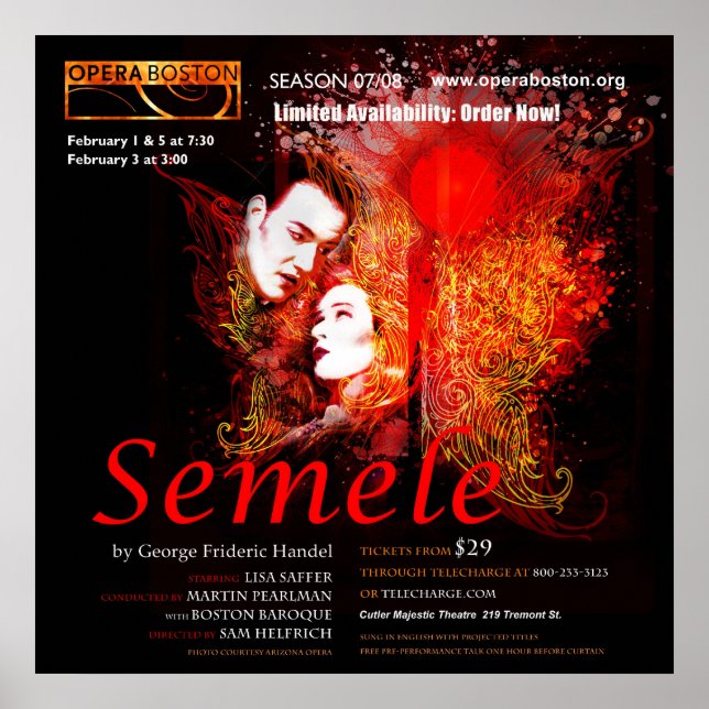 semele poster30x30 poster (Front)