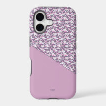 Semi Camouflage double Grey and Pink vertical