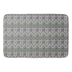 Semi Circle Abstract Elaborated Bath Mat