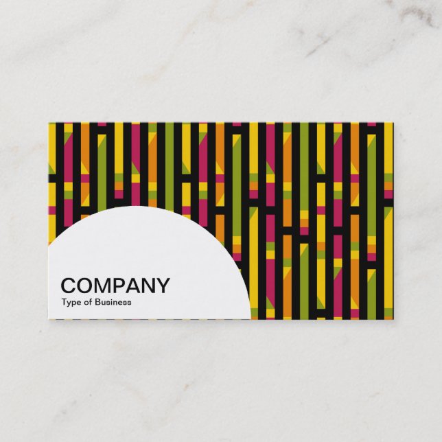 Semi-circle Panel - Abstract 170615 Business Card (Front)