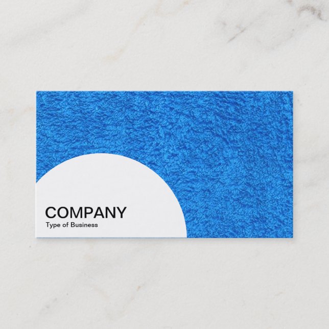 Semi-circle Panel - Blue Carpet Business Card (Front)