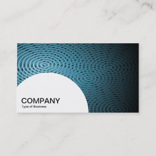 Semi-circle Panel - Blue Electric Pool 010 Business Card