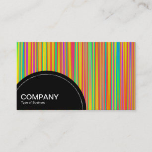 Semi-circle Panel (dots) - Abstract 120716(010) Business Card