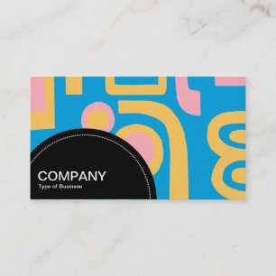 Semi-circle Panel (dots) - Abstract 170914 Business Card