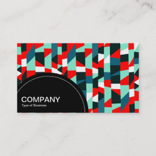 Semi-circle Panel (dots) - Abstract 191513 Business Card