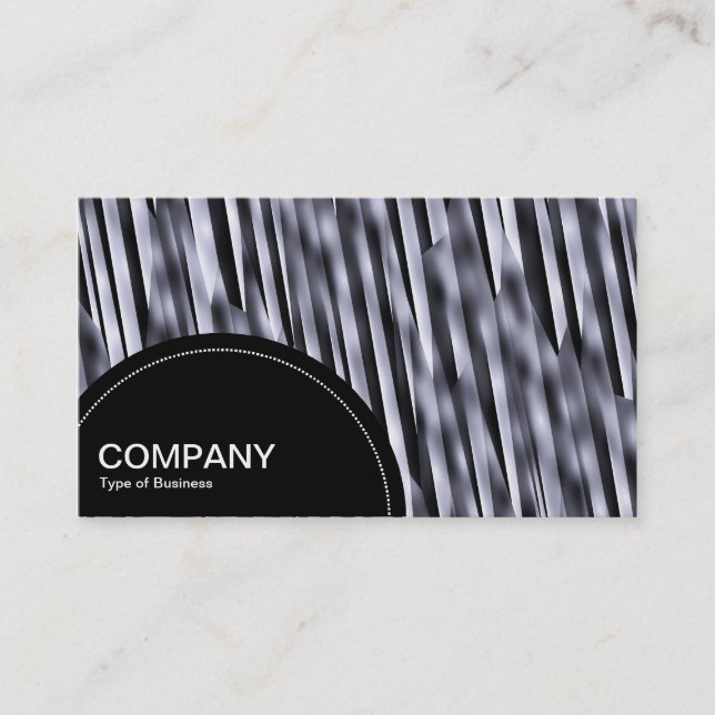 Semi-circle Panel (dots) - Abstract Cliff Business Card (Front)
