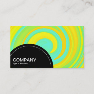 Semi-circle Panel (dots) - Abstract Swirl 2508161b Business Card