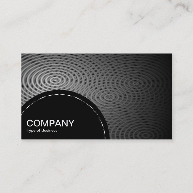 Semi-circle Panel (dots) -  Electric Pool 010 Business Card (Front)
