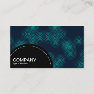 Semi-circle Panel (dots) - Electric Rain Business Card